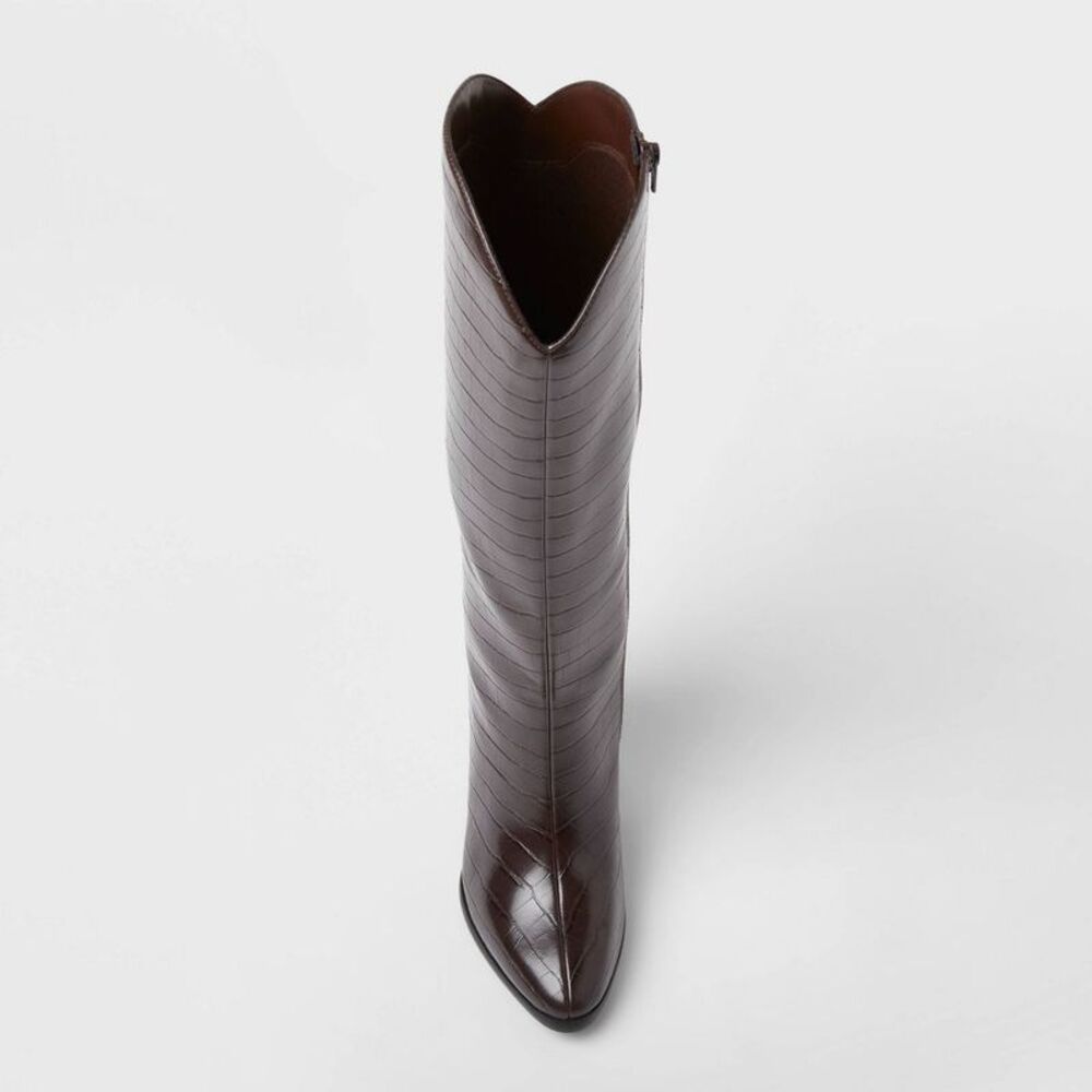 Open Box - A New Day - Women’s Cairo Boots with Memory Foam Insole – A Ne Brown - Picture 3 of 3